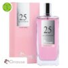 Produit de la marque Grasse Eau de Parfum N°25 (Chanel - Coco Mademoiselle) Femmes - 100ml sur un fond blanc avec un logo Parachezvous et celui de de la marque Grasse