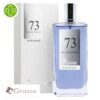 Produit de la marque Grasse Eau de Parfum N°73 (Paco Rabanne - Invictus) Hommes - 100ml sur un fond blanc avec un logo Parachezvous et celui de de la marque Grasse