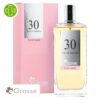 Produit de la marque Grasse Eau de Parfum N°30 (Armani - Si) Femmes - 100ml sur un fond blanc avec un logo Parachezvous et celui de de la marque Grasse