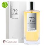 Produit de la marque Grasse Eau de Parfum N°72 (Paco Rabanne - 1 Million) Hommes - 100ml sur un fond blanc avec un logo Parachezvous et celui de de la marque Grasse