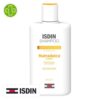 Produit de la marque Isdin Shampooing Nutradeica Anti-Pellicules Sèches Traitement - 200ml sur un fond blanc avec un logo Parachezvous et celui de la marque ISDIN