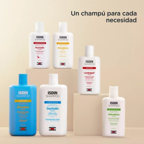 Isdin Shampoo Shampoing Nutradeica Antipelliculaire Pellicules Seches 200ml 5