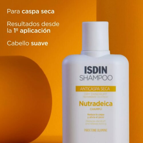 Isdin Shampoo Shampoing Nutradeica Antipelliculaire Pellicules Seches 200ml 6