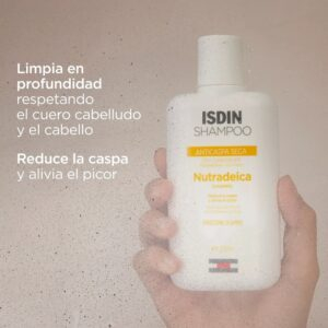 Isdin Shampoo Shampoing Nutradeica Antipelliculaire Pellicules Seches 200ml 7