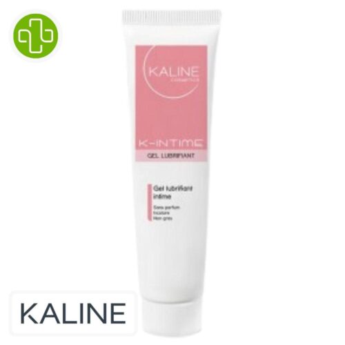 Produit de la marque Kaline K-Intim Gel Lubrifiant - 50ml sur un fond blanc avec un logo Parachezvous et celui de de la marque Kaline