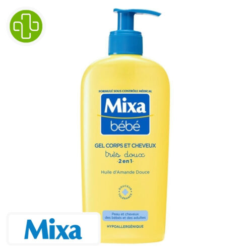 Mixa Bébé Gel Corps & Cheveux Très Doux 2en1 - 250ml