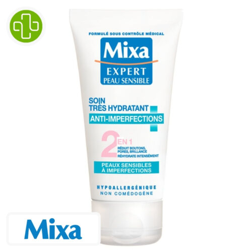 Mixa Expert Soin 2en1 Très Hydratant Anti-Imperfections - 50ml