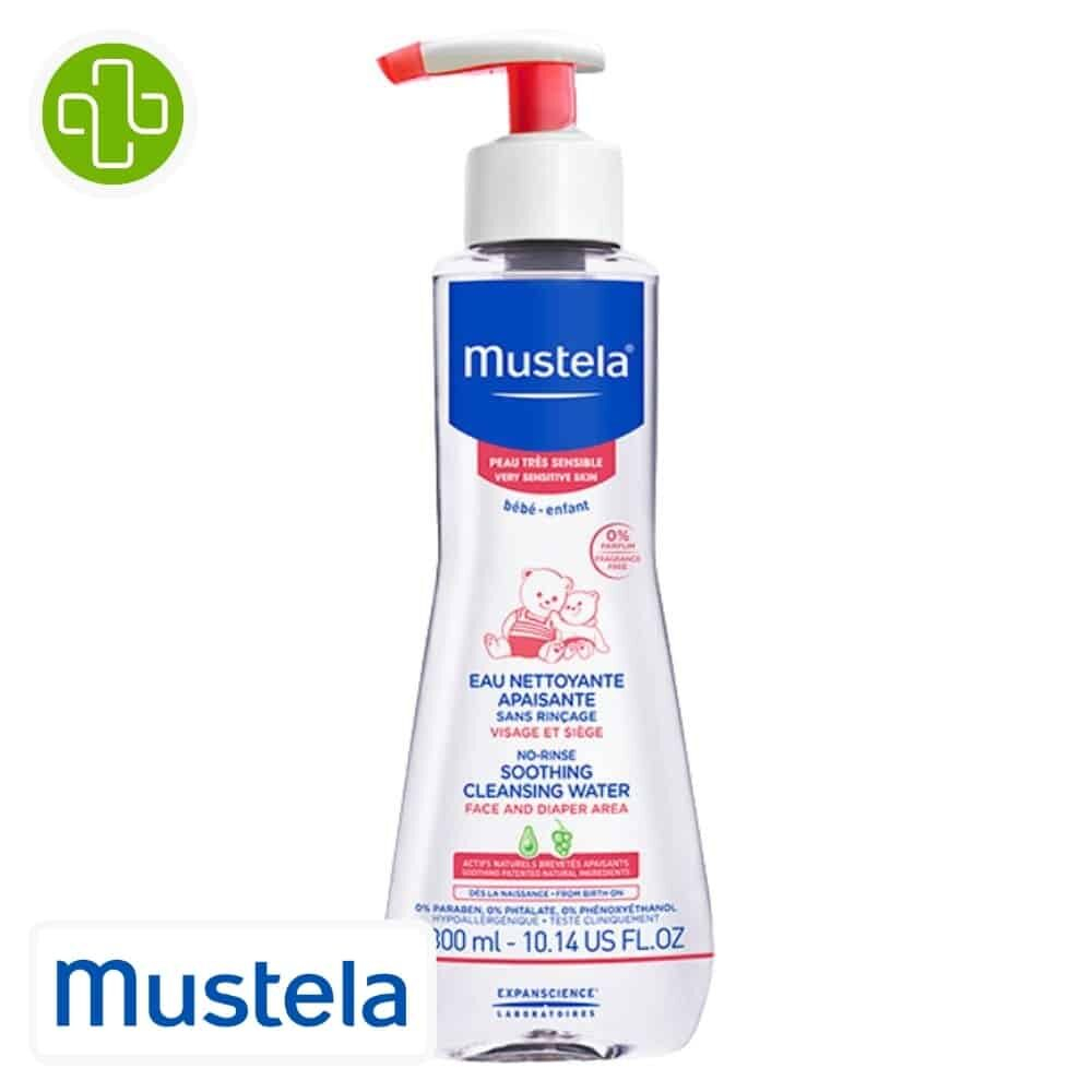 Mustela Bebe Enfant Eau Nettoyante Apaisante Sans Rincage 300ml