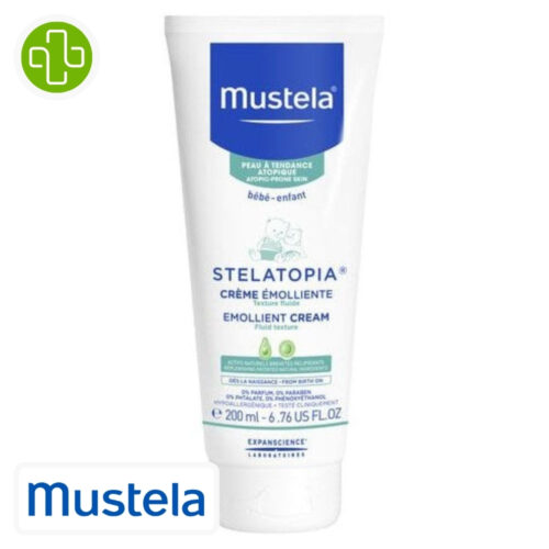 Mustela Stelatopia Crème Émolliente Texture Fluide - 200ml