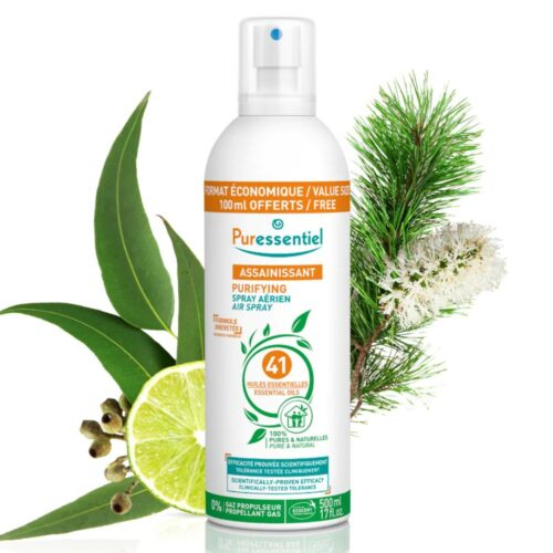 Puressentiel Assainissant Spray Aérien Purifiant aux 41 Huiles Essentielles - 500ml