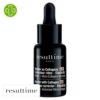 Produit de la marque Resultime Booster Collagène Lift Rétinol au Micro-Collagène Vectorisé - 15ml sur un fond blanc avec un logo Parachezvous et celui de de la marque Resultime
