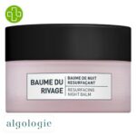 Produit de la marque Algologie Rivage Baume de Nuit Resurfaçant - 50ml sur un fond blanc avec un logo Parachezvous et celui de de la marque Algologie
