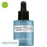 Produit de la marque Algologie Vagues Élixir Booster Hydra-Ressourçant - 30ml sur un fond blanc avec un logo Parachezvous et celui de de la marque Algologie