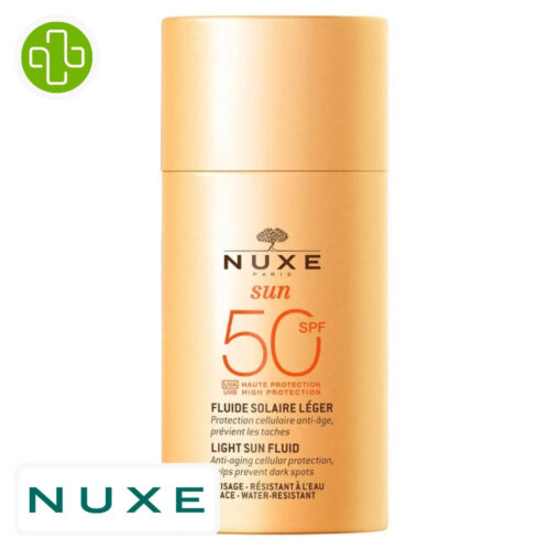 Nuxe Sun Fluide Solaire Léger Anti-Âge Prévient les Taches Spf50 - 50ml