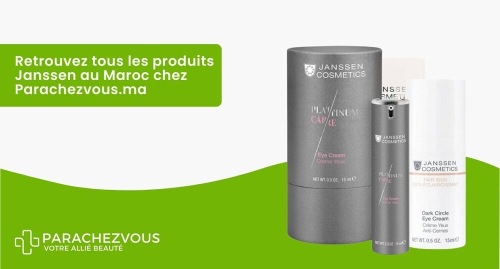 Janssen cosmetics sur parachezvous, votre parapharmacie en ligne au maroc aux meilleurs prix