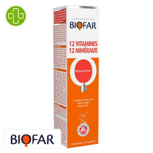 Biofar 12 Vitamines 12 Minéraux - 20 Capsules