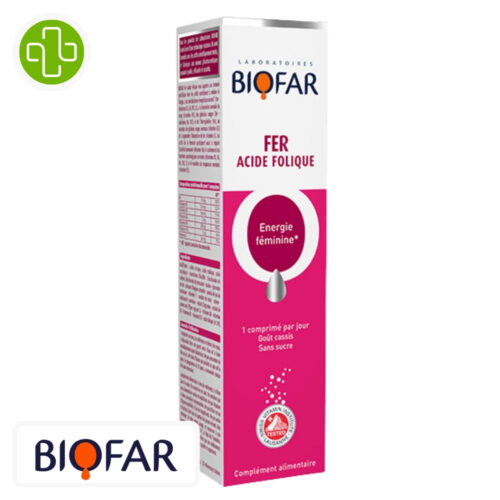 Biofar Fer Acide Folique - 20 Capsules