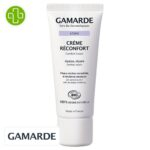 Produit de la marque Gamarde Atopic Crème Réconfort Apaisante Réparatrice – 40ml sur un fond blanc avec un logo Parachezvous celui de de la marque Gamarde