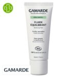 Produit de la marque Gamarde Sébo-Control Fluide Équilibrant Purifiant Normalisant – 40ml sur un fond blanc avec un logo Parachezvous celui de de la marque Gamarde