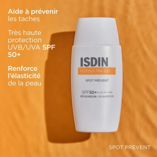 Isdin Fotoultra 100 Spot Prevent Solaire Spf50 50ml 7