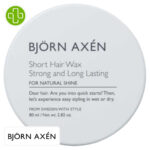 Bjorn Axen Cire Fixante Cheveux Courts Longue Durée - 80ml