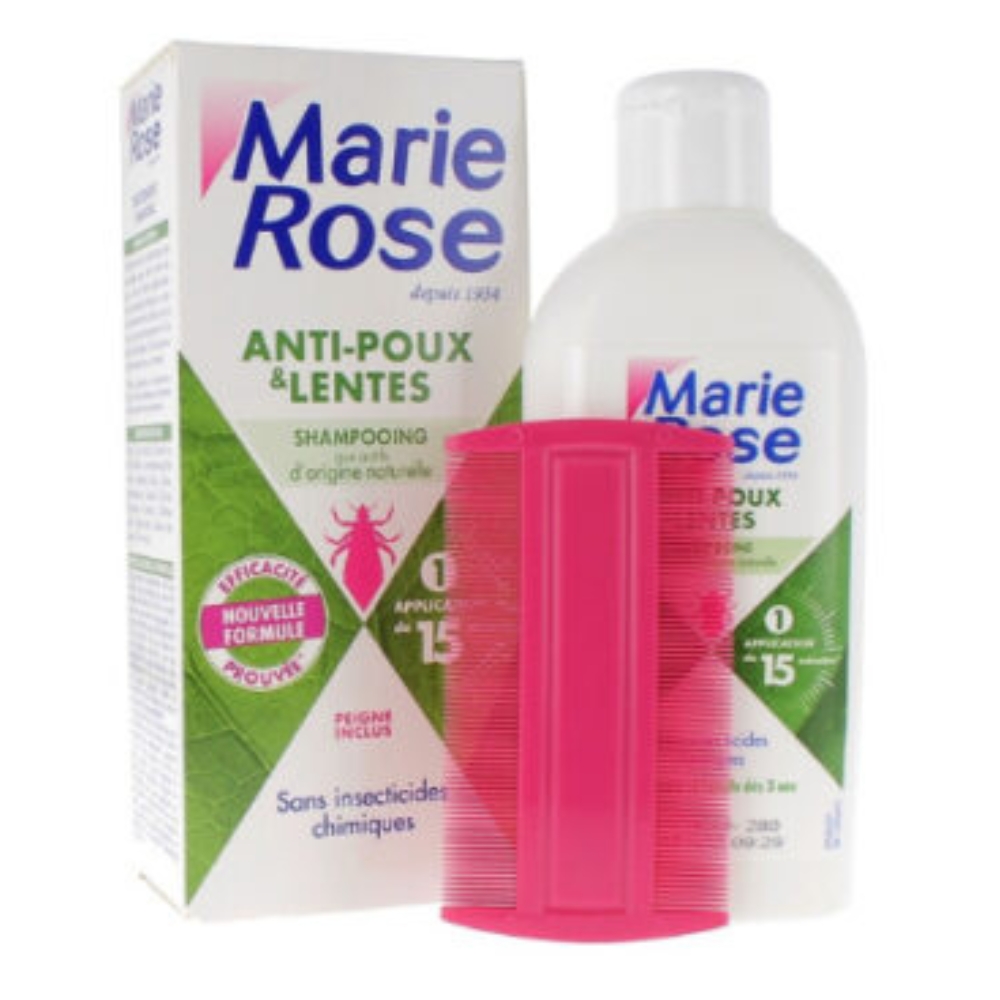 Shampooing anti poux et lentes Marie Rose - Efficace en 15 min