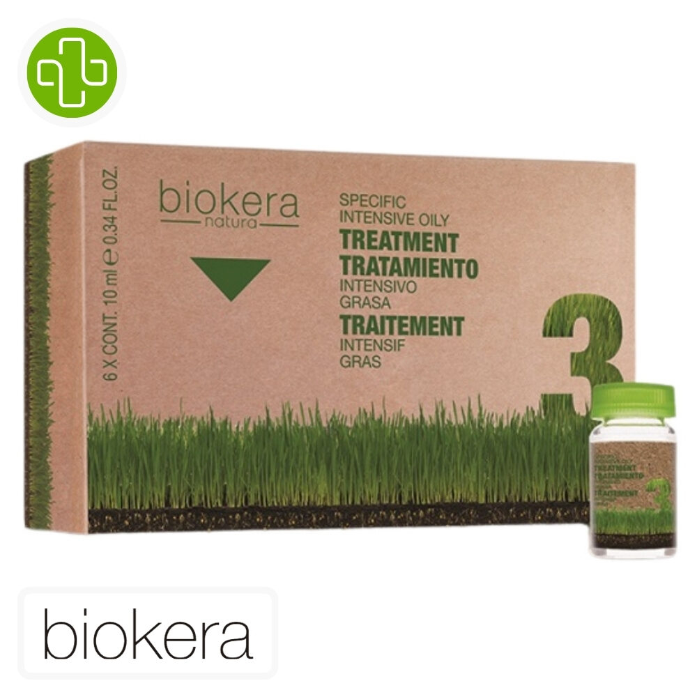 Biokera Traitement Intensif Cheveux Gras 6x10ml