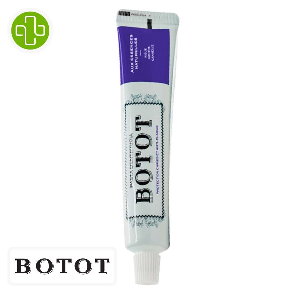 Botot Dentifrice Protection Carries Et Anti Plaque Figue Menthe Et Cannelle 75ml