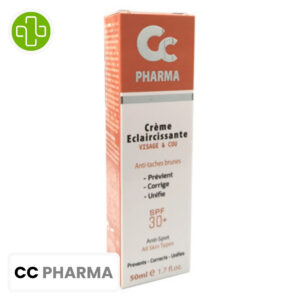 Cc Pharma Creme Eclaircissante Anti Taches Brunes Spf30 50ml
