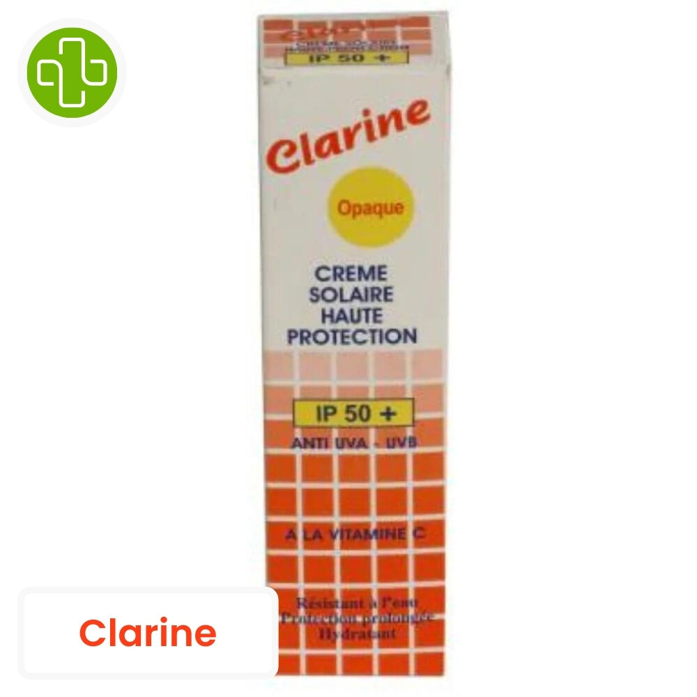 Clarine Creme Solaire Teinte Opaque A La Vitamine C Ip50 25g