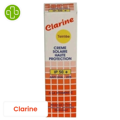 Clarine Creme Solaire Teintee A La Vitamine C Spf50 25g