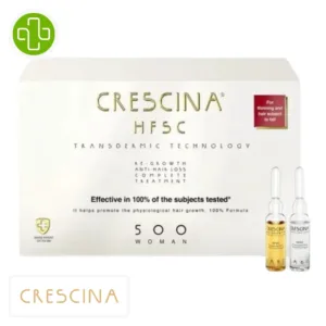 Crescina Hfsc Femme 500 Traitement Anti Chute Complet Ampoules 1010u