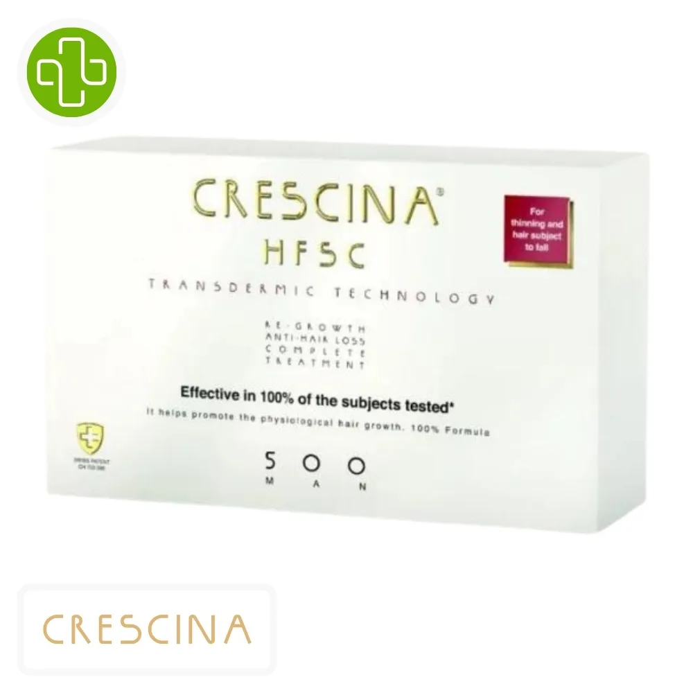Crescina Hfsc Homme 500 Traitement Anti Chute Complet Ampoules 1010u