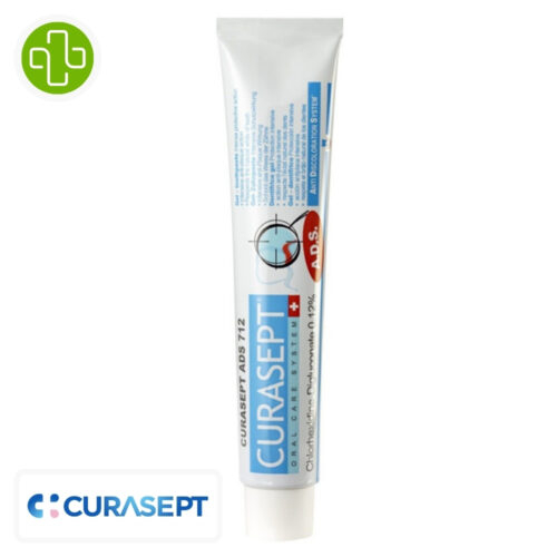 Curasept ADS 712 Gel Dentifrice 0,12% CHX - 75ml