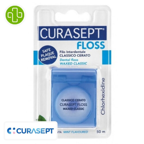 Curasept Fil Dentaire à la Cire de Menthe - 50ml