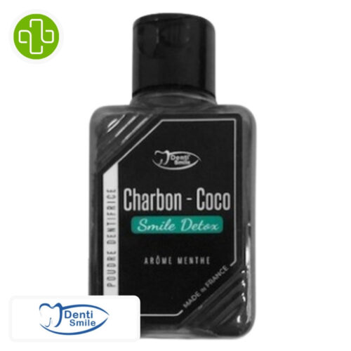 Denti Smile Detox Poudre Dentifrice Charbon et Coco Goût Menthe - 15g