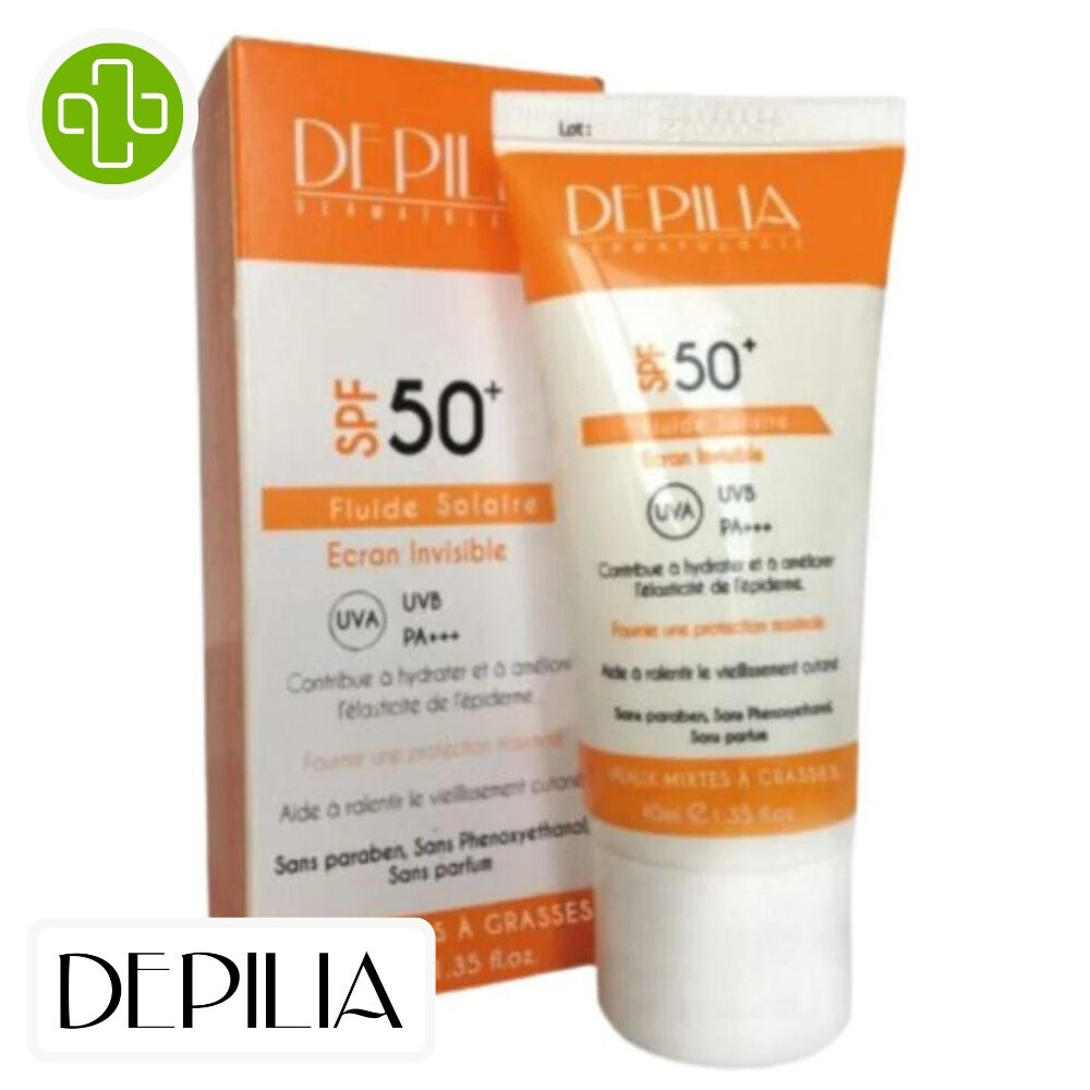 Depilia Fluide Solaire Spf50 40ml