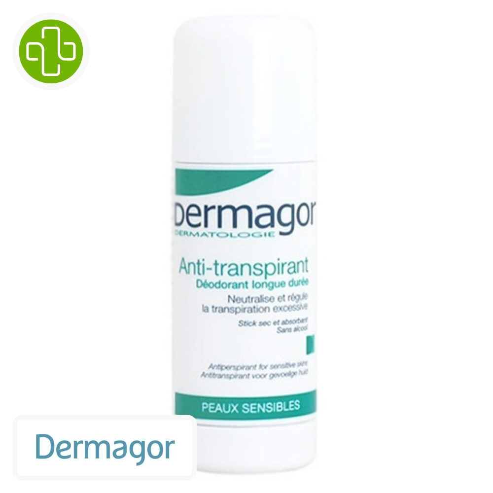 Dermagor Deodorant Anti Transpirant Peau Sensible Roll On Bille 40ml