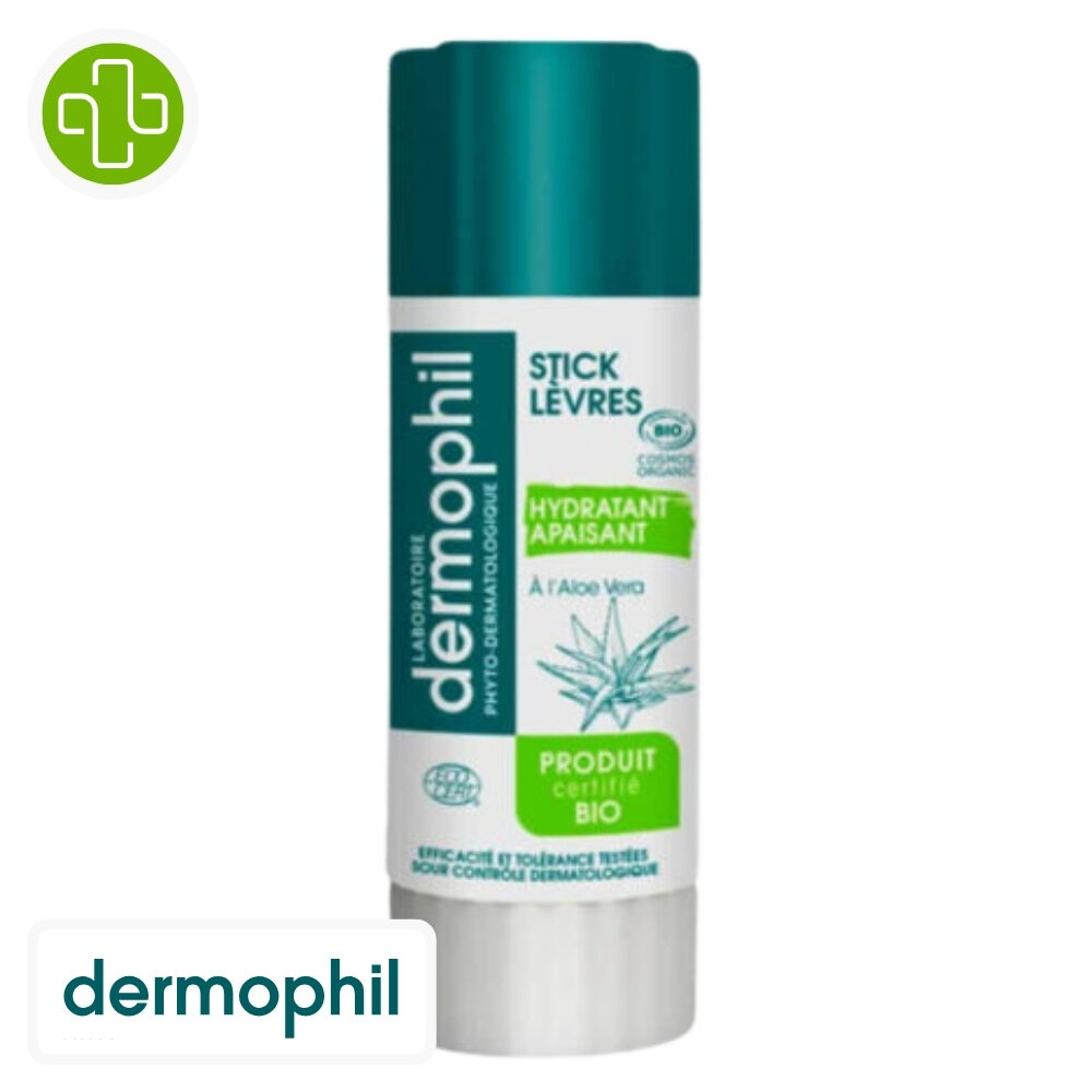 Dermophil Stick Levres Hydratant Et Apaisant Bio 4g
