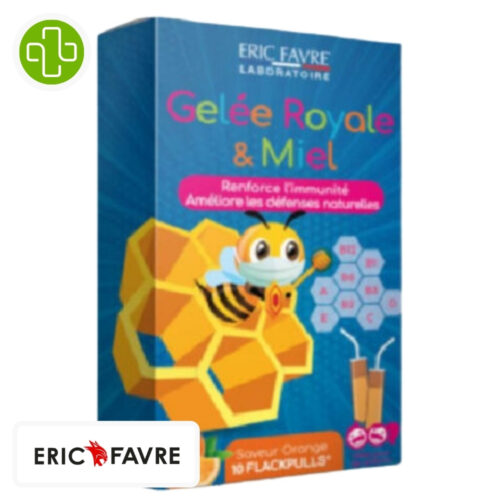 Eric Favre Kids Gelée Royale et Miel Goûr Orange - 10x10ml