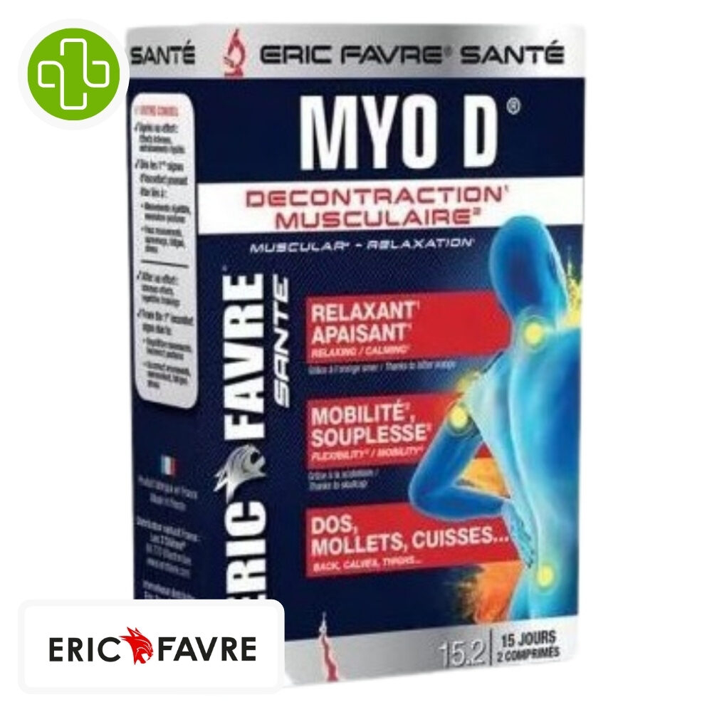 Eric Favre Myo D Decontraction Musculaire 30 Capsules