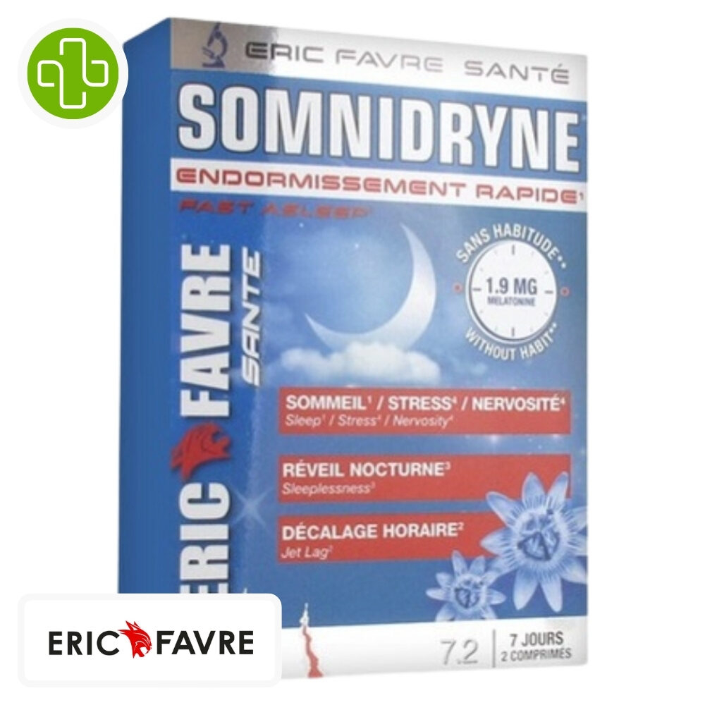 Eric Favre Somnidryne Formule Endormissement Rapide 15 Comprimes