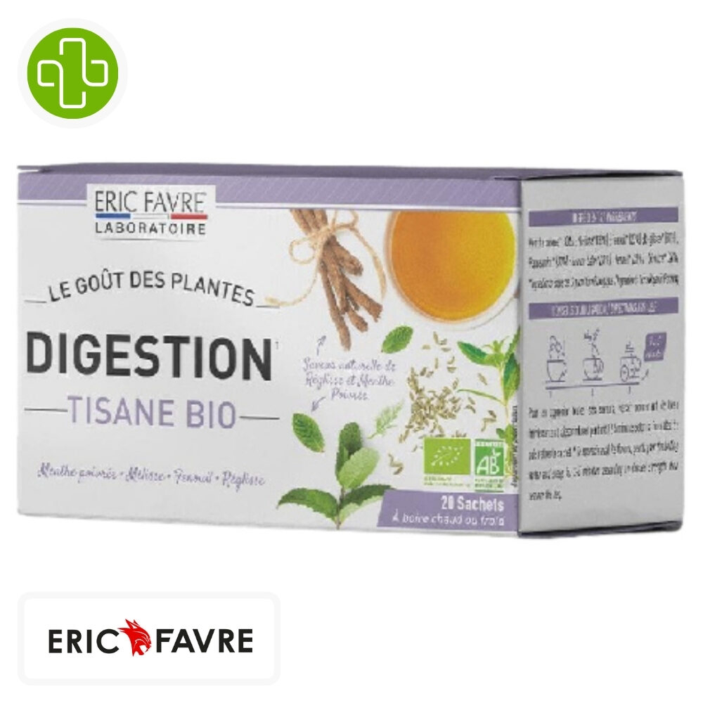 Eric Favre Tisane Digestion Bio Sachets 20u