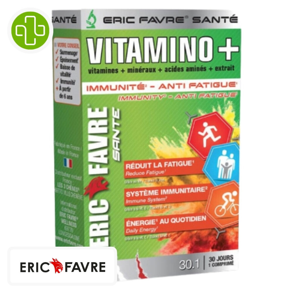 Eric Favre Vitamino Immunite Et Ant Fatigue 30 Comprimes