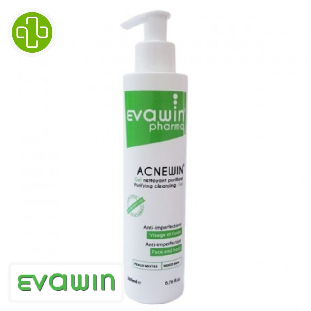 Evawin Pharma Acnewin Gel Nettoyant Purifiant 200ml
