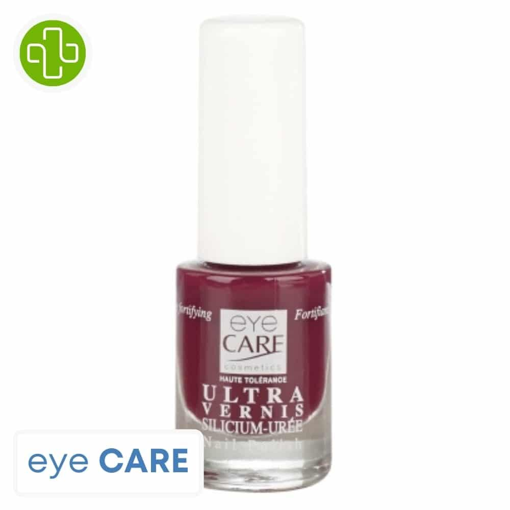 Eye Care Ultra Vernis Silicium Uree Rouge Sombre 5ml