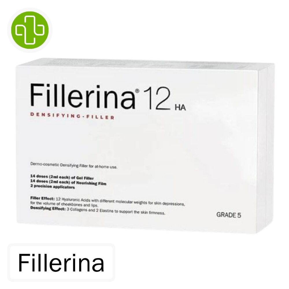 Fillerina 12 Ha Pack Dermo Cosmetique Grade 5 Densifiant Et Filler 1u