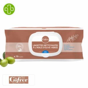 Gifrer Bebe Lingettes Nettoyantes A L Huile D Olive Vierge 70u