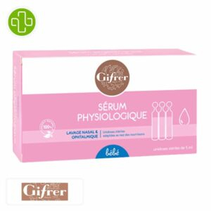 Gifrer Bebe Serum Physiologique Lavage Nasal Et Ophtalmique 12x5ml