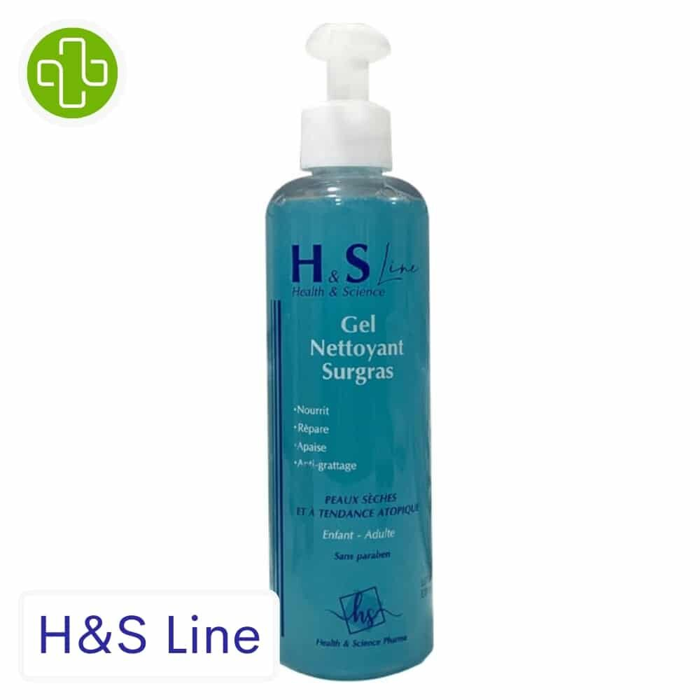 Hs Line Gel Nettoyant Surgras 250ml